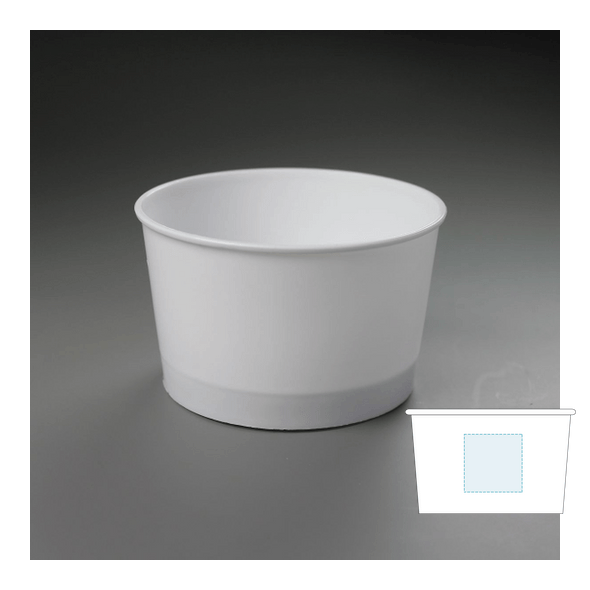 Plastikbecher für Eiscreme